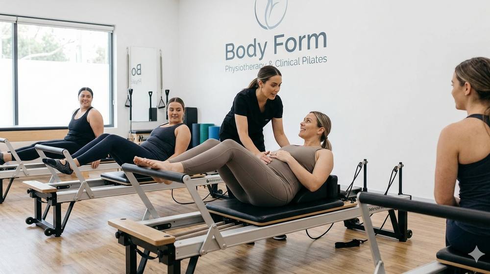 Cover image: diastasis recti pilates instructors