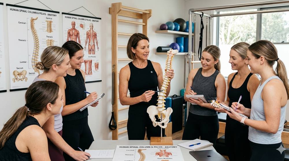 Cover image: spinal health back pain pilates instructors